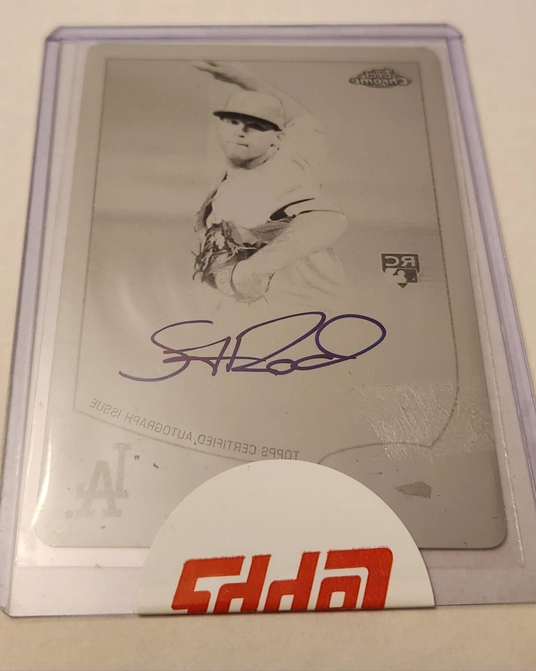 2013 Topps Chrome Black Printing Plate Paco Rodriguez Rookie Autograph True 1/1 - Image 1 of 2