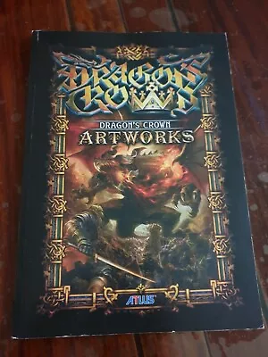 DRAGON'S CROWN ARTWORKS BOOK  Dragons Art Works Atlus ~ ENGLISH EDITION ~ • 36.90$