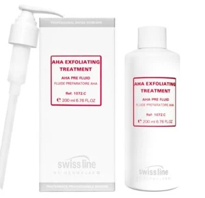 Swiss Line AHA Pre-Fluid 200ml Salon Size #da - Picture 1 of 1