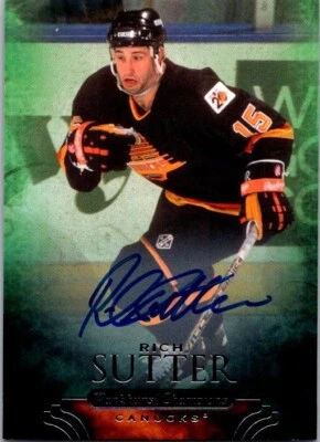 2011-12 Parkhurst Champions RICH SUTTER Vancouver Canucks AUTO Insert - Image 1 of 2