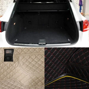 Trunk Cargo Liner Leather Protector Capter Mat Seat Back Cover For VW Touareg - Picture 1 of 8