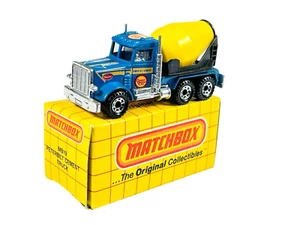 Matchbox Superfast MB19 Peterbilt Cement Company LTD Truck w/Yellow Grid Box - Picture 1 of 12
