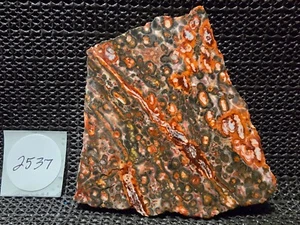 Gorgeous RED Leopard Skin Jasper, Incredible Colors and Design, Mexico - Picture 1 of 8