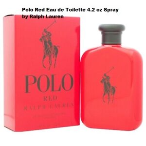 Polo Red by Ralph Lauren For Men 4.2 oz Eau de Toilette Spray NEW, SEALED