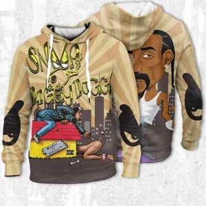 Sudadera con Capucha Snoop Doggy Dogg Vintage Cómic Vintage Estilo Años 90 3D - Imagen 1 de 2
