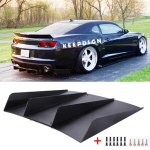 For Chevrolet Camaro SS LS LT Rear Diffuser Bumper Splitter Spoiler 4 Fins Chin - Picture 1 of 11