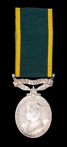 Medalla de Eficiencia Territorial Británica Segunda Guerra Mundial 2073758.SPR.M.JOHNSON.R.E - Imagen 1 de 1