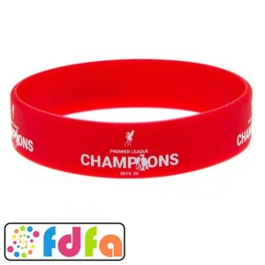 Officially Licensed Liverpool FC Premier League Champions Silicone Wristband - Picture 1 of 5
