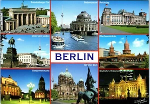 Berlin the Capitol of Germany Multiview Postcard - Picture 1 of 2