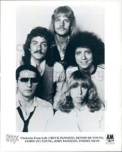 Press Photo American Rock Band Styx Dennis DeYoung Tommy Shaw - Picture 1 of 2