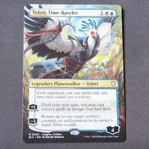 Teferi, Time Raveler (sin fronteras) 92 Magic The Gathering Commander: Bloomburrow raro casi nuevo - Imagen 1 de 2