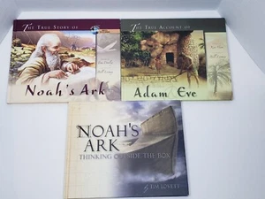 Lot of 3 Master Books -The True Story of Adam & Eve, Noah, & Noah's Ark - Picture 1 of 15