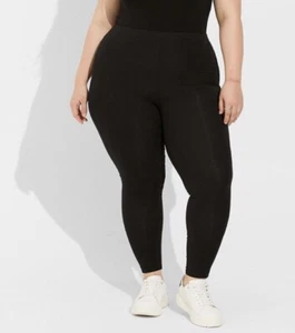 Torrid Women's 1 1X 14-16 XL MR Full Length Premium Leggings Black Pants New - Picture 1 of 5