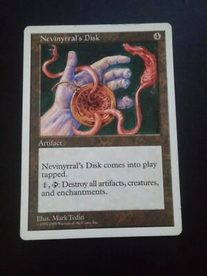 MTG Magic the Gathering English Nevinyrral's Disk 1998 Anthologies LP - Image 1 of 4