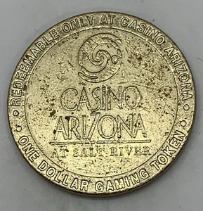 Casino Arizona at Salt River $1 Slot Gaming Token - Scottsdale AZ - Imagen 1 de 2