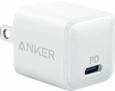 Anker Nano USB-C 20W Fast Charger High Speed Durable PowerPort PD iPhone Android - Image 1 of 4