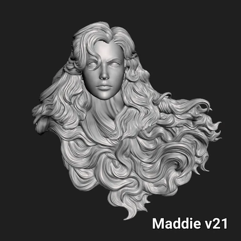 Maddie v21 Custom 1/12 Action Figure Head Marvel Legends X-Men Goblin Queen Cover