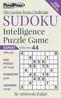 Sudoku Puzzle Books Volume 44 Expert Sudoku Intelligence Puzzle Game By Arbre