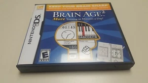 NINTENDO DS BRAIN AGE TWO EXERCISE YOUR GRAY MATTER - BRAINTEASERS/SUDOKU - Picture 1 of 2