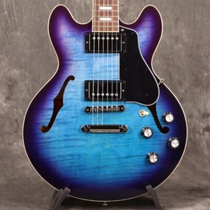 Gibson USA ES 339 Figured Blueberry Burst with Hard Shell from JAPAN - Picture 1 of 14
