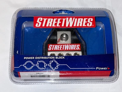 STREETWIRES DBX44 4-way distribution block — Power Ring® input, 4-gauge outputs - Image 1 of 4