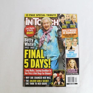 In Touch Magazine Jan 2022 Vol 21 Issue 2 Betty White Tribute Good Condition - Picture 1 of 5