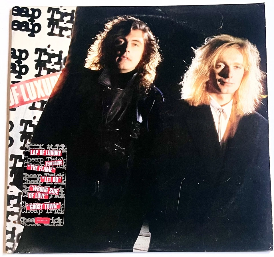 Cheap Trick ‎– Lap Of Luxury - Epic US 1988 NM Insert - Image 1 of 4