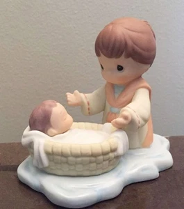 SEHR SELTENE Precious Moments BABY MOSES Figur Retired - Bild 1 von 7