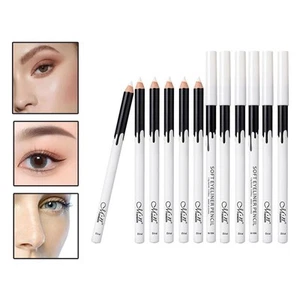 Pack 12 Pcs Waterproof Highlight Eyeshadow Eyeliner Pencil Makeup Stick Set - Picture 1 of 7