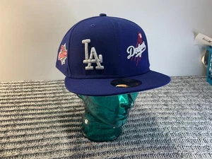 New Era Los Angeles Dodgers Patch Pride 1988 WS 59FIFTY Fitted Hat Size 8 RARE - Picture 1 of 5