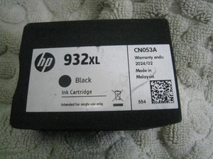 Loose NEW Genuine HP 932XL Black Ink Cartridge CN053A OEM Fresh 02/2024 FREESHIP - Picture 1 of 2