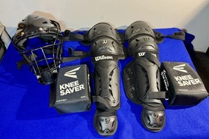 Wilson Catchers Kit Maske 7 1/8" -7,5" Brustschutz, Schienbeinschoner, Knieschoner - Bild 1 von 15