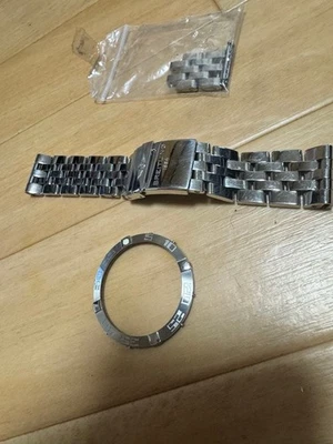 Breitling Chronomat B01 44 Stainless Bracelet & Satin Bezel Set Genuine Parts - Image 1 of 2