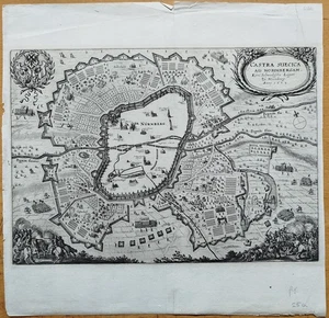 Stadtplan von Nürnberg Castra Suecica von Merian - 1640 - Picture 1 of 2