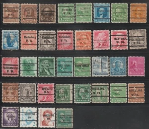 US Town & Type Precancels - Selection West Virginia (36) - Picture 1 of 1