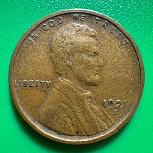 1921-S US Lincoln Cent C214 - Bild 1 von 4