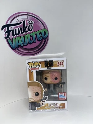 The Walking Dead Funko Pop 544 Dwight 2017 Convención de Otoño. Daño ligero abovedado Foto 1 de 4
