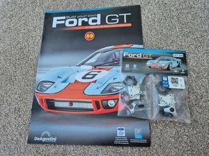 1/8 SCALE DEAGOSTINI BUILD YOUR OWN THE FORD GT40 CAR ISSUE PART 59 + MAGAZINE - Picture 1 of 3