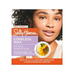 Sally Hansen Streifenloses Wachs für Gesicht Augenbrauen Lippen Haarentfernungsset 1,2 Oz. - Bild 1 von 3