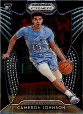 2019-20 Panini Prizm Draft Picks Base Cameron Johnson Rookie North Carolina #76