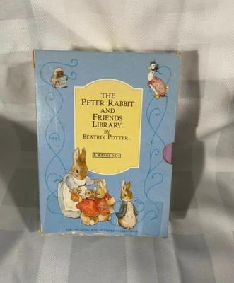 The Peter Rabbit and Friends Library-Beatrix Potter 1992 Box Of 7 Books Foto 1 de 4