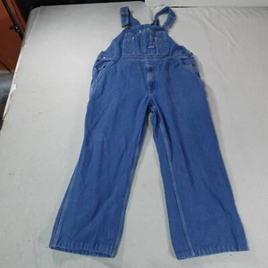 Big Smith Overalls Mens 38 Blue Denim Jean Bibs Train Conductor Western 38x30 - Picture 1 of 20