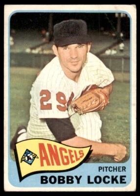 1965 Topps Baseball Card (Damaged) Bobby Locke Los Angeles Angels #324 - Image 1 of 2