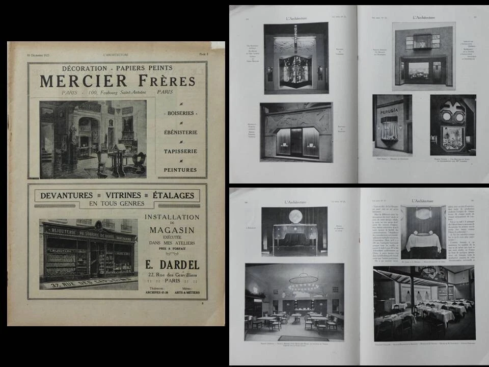 L'ARCHITECTURE n°23 1923 SALON D'AUTOMNE, HERBST, PATOUT, MARTEL, RUHLMANN - Photo 1/1