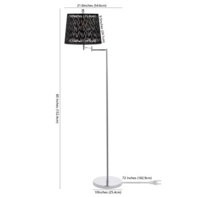 Safavieh BERMAN 60" FLOOR LAMP, Reduced Price 2172739324 FLL4110A - Image 1 of 4