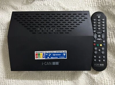 DECODER DTT I-CAN 1200 T NIGHT NERO - Immagine 1 di 3