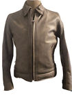 Leather Motorcycle Jacket Size M Womens JAMIN Removable Quilted Liner