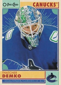 2022-23 O-Pee-Chee - Retro #355 Thatcher Demko - Vancouver Canucks - Bild 1 von 2