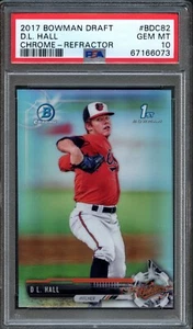 BB - 2017 - Bowman Chrome - Refractor - D.L. Hall - BDC82 - Imagen 1 de 2