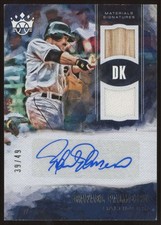 2018 Panini Diamond Kings Materials Signatures Rafael Palmeiro #MS-RP Auto /49